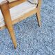 Pair of armchairs from the 50s free-span in blond beech