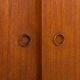 Preben Sorensen two bay teak wall unit, PS systems Randers, Denmark, 1960s