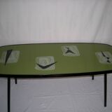 Atomic pattern coffee table from the 50s