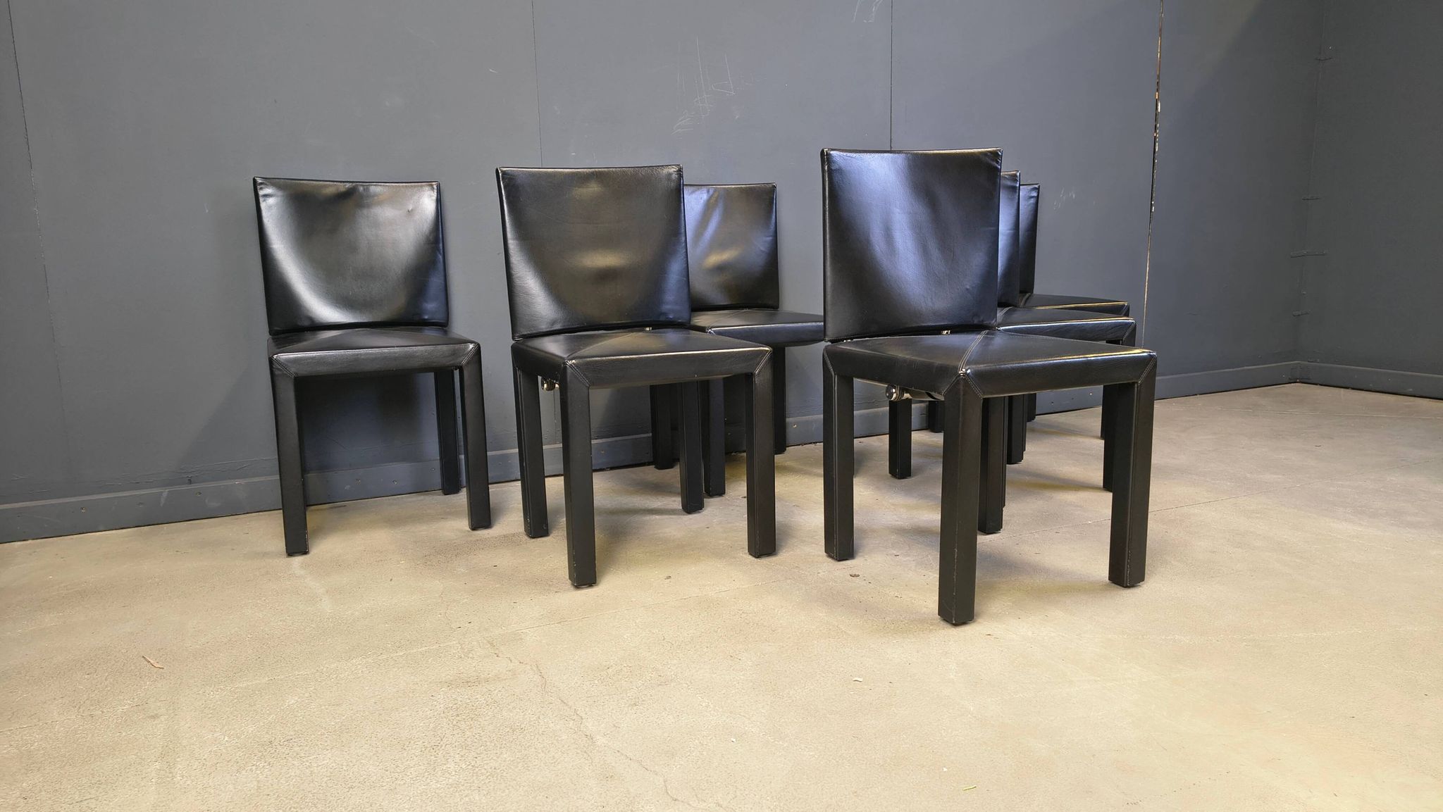 Arcadia dining chairs by Paolo Piva for B&B Italia set of 6