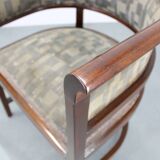 1920s pair of bentwood armchairs, Czechoslovakia