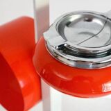 1970s Italian floor ashtray with newspaper holder