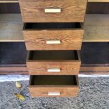 Art Deco style sideboard in palm wood