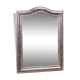 Miroir top serpentine 19ème siècle 62x87cm