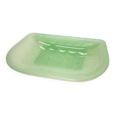 Opaline soap dish