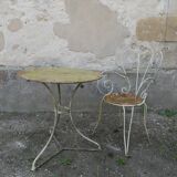 Garden chair and table