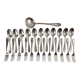 Ménagère en métal argenté Art déco 25 pièces