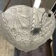 Suspension in white Art Deco period glass in the taste of Lalique