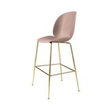 Beetle Stool Soft Pink / Semi Matte Brass - Gubi