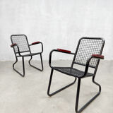 Vintage wire garden chair