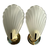 Pair of shell sconces