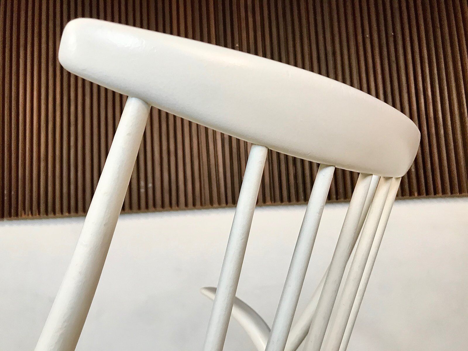Wooden Rocking chair by Illum Wikkelsø for Niels Eilersen, Denmark 1950s