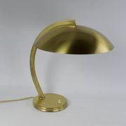 Bauhaus desk lamp, Art Deco in Brass, by Egon Hillebrand, 1930-40.