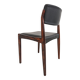 Set of 6 Mid Century Modern chairs in rosewood and leather by Bramin.
