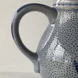 West Germany blue carafe H19.5