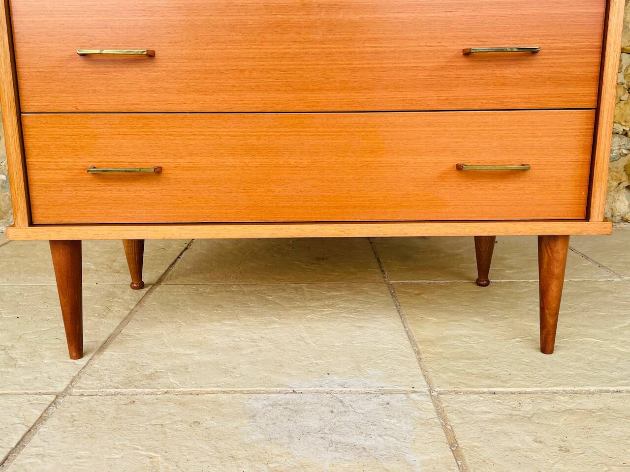 Vintage chest of drawers, 4 drawers, circa 1960s