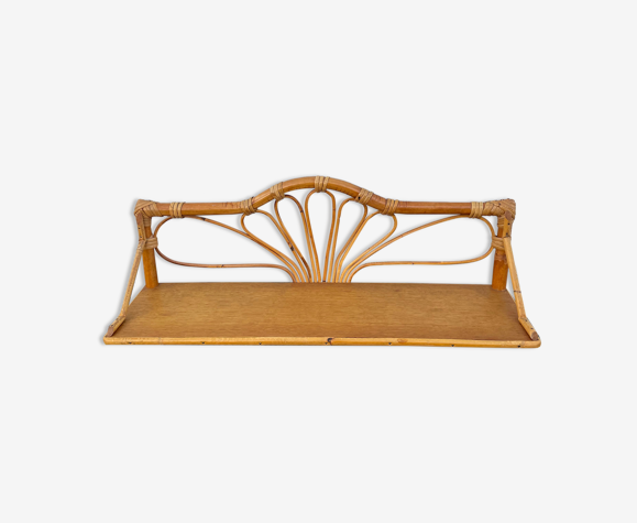 Rattan shelf