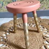 Terracotta tripod stool