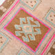Handmade Wool İn Vintage Door Mat Rug