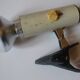 Vintage white metal clip spotlight 1970