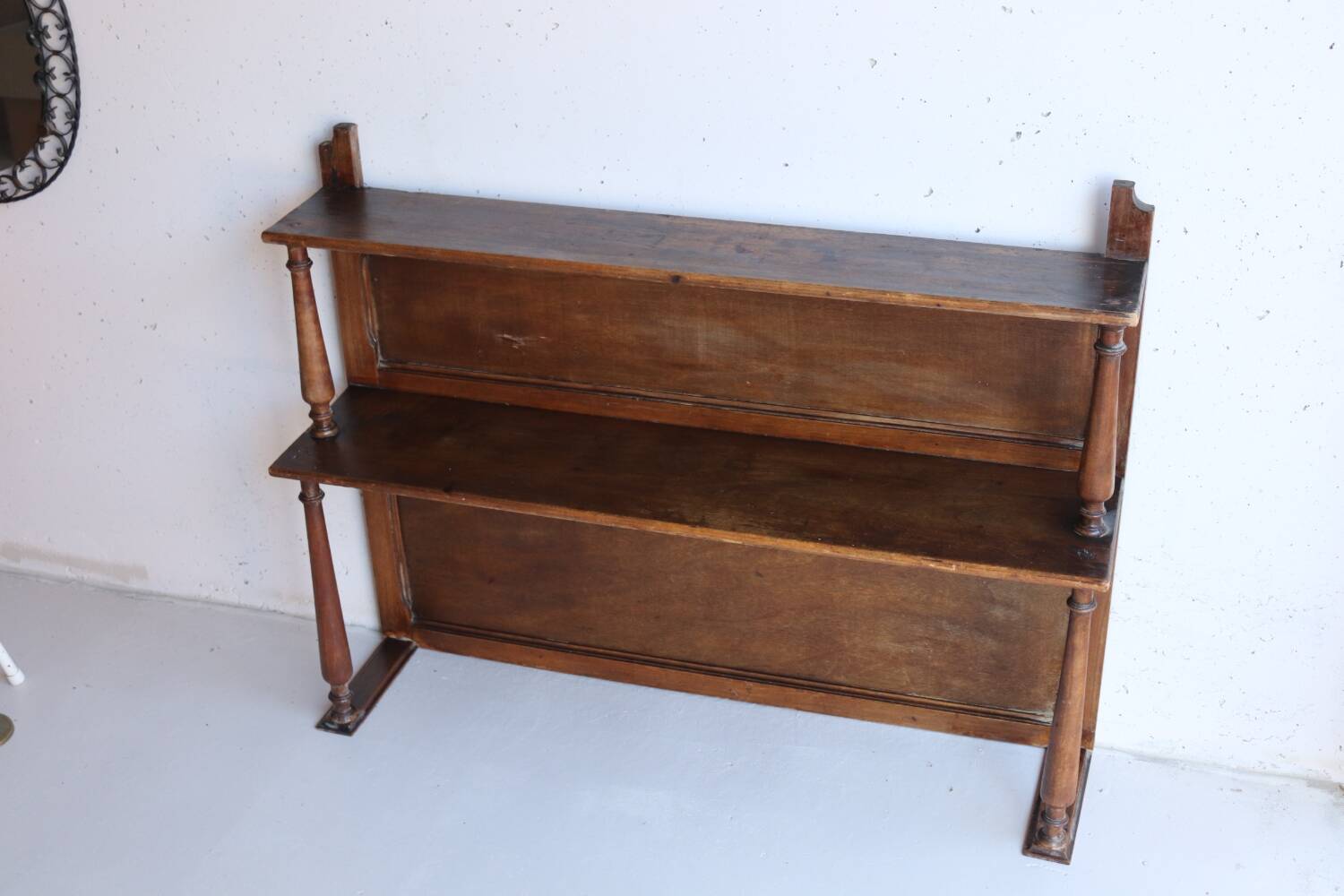 Old wooden shelf