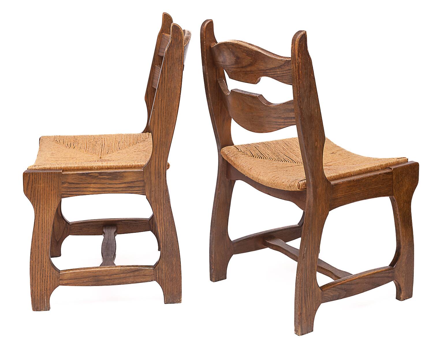 Set de 6 chaises par Guillerme et Chambron