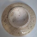Empty travertine pocket