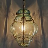 Venetian lantern in blown glass.