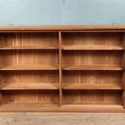 Narrow showcase in chestnut and exotic wood of the twentieth circa 1900