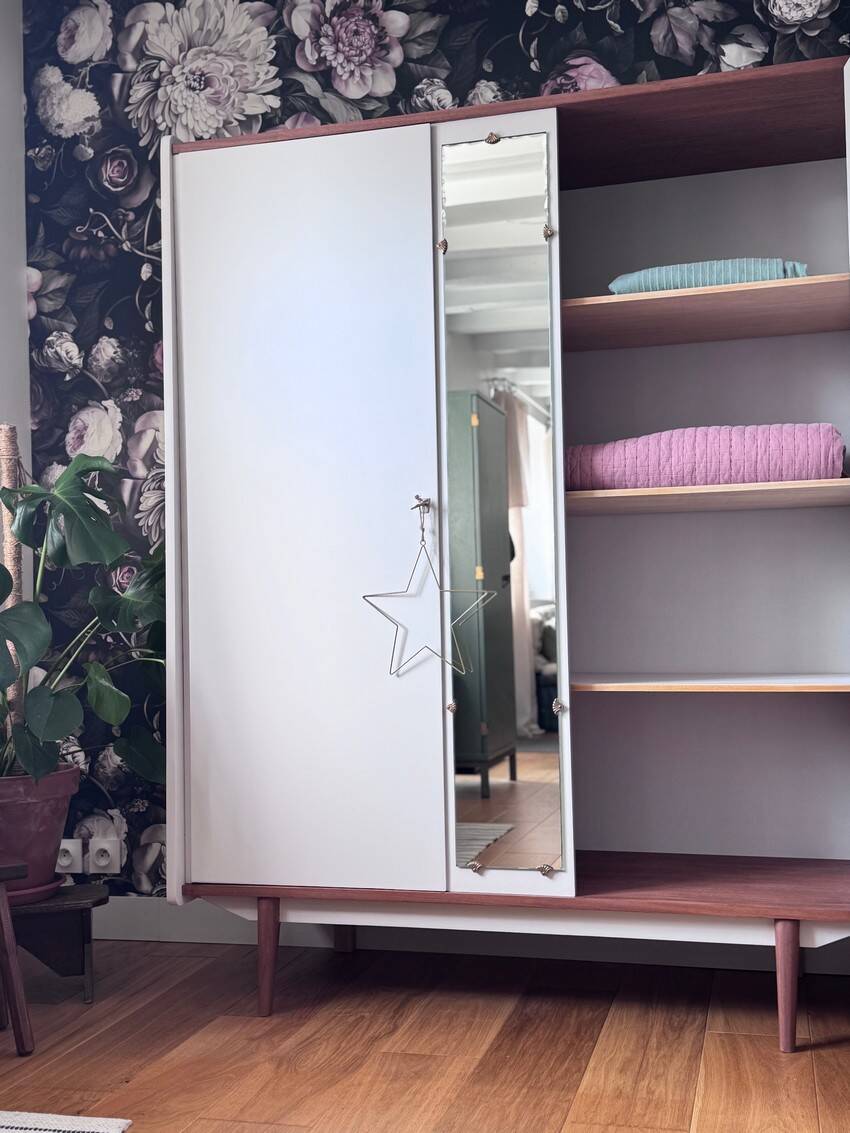 Restored vintage wardrobe