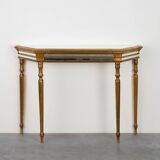 Hollywood Regency Console Table by Deknudt, Belgium 1980s