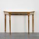 Hollywood Regency Console Table by Deknudt, Belgium 1980s
