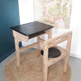 Black and natural children's desk