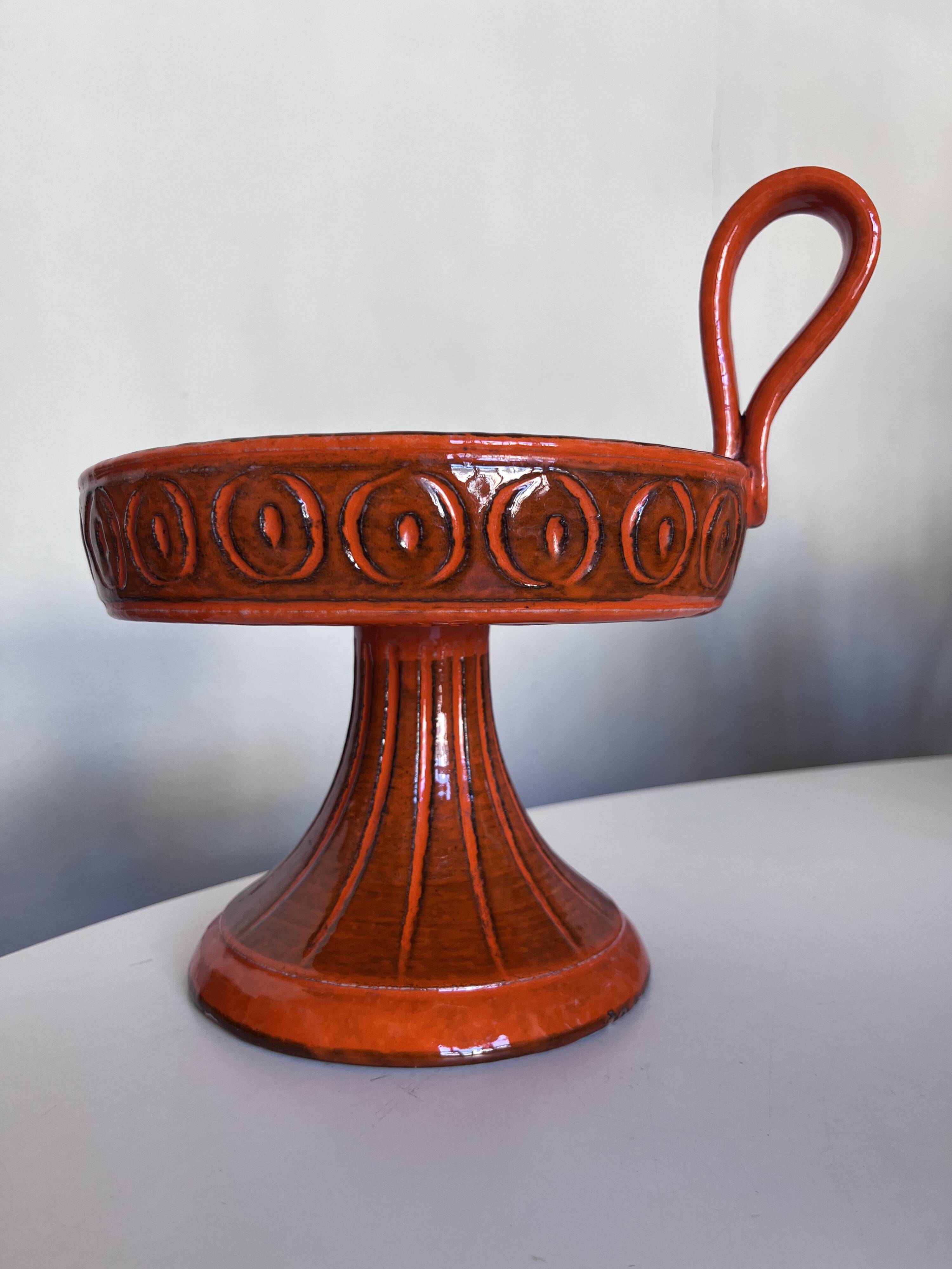 Ceramic, Aldo Londi centrepiece for Bitossi XXL, 1960