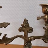 Ancien chandelier en laiton massif