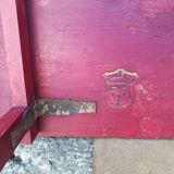 Folding brewery table