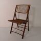 Vintage bamboo folding chair
