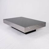Mirror coffee table, Willy Rizzo for Cidue, Italy, 1970s