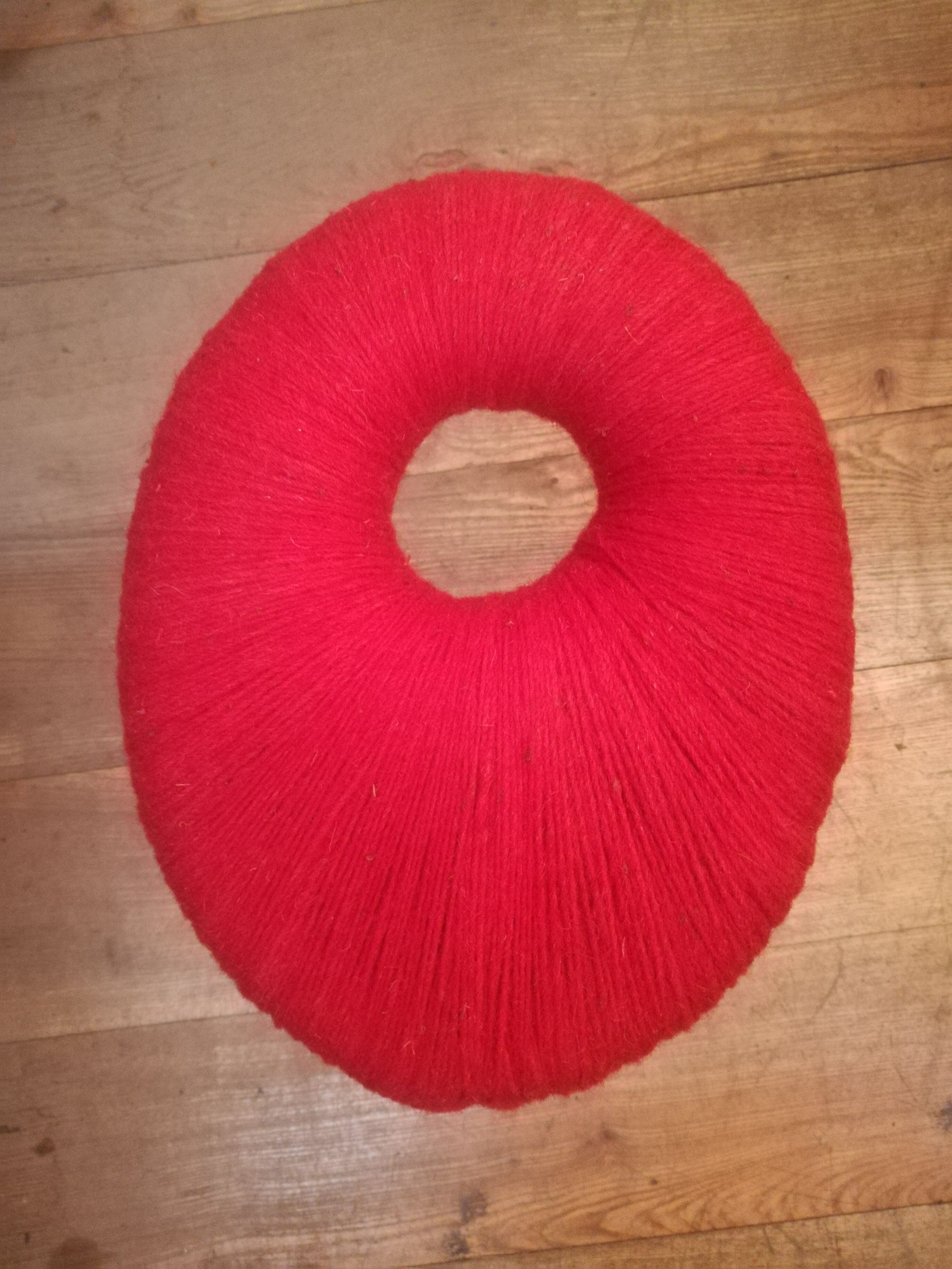 Eskilstuna stool for Ikea in wool and metal