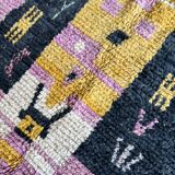 Large new purple Boujad Berber rug 165x270 cm