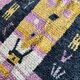 Large new purple Boujad Berber rug 165x270 cm