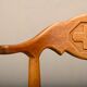Henning Kjærnulf brutalist dining chairs set in Oak and Sheepskin, Denmark