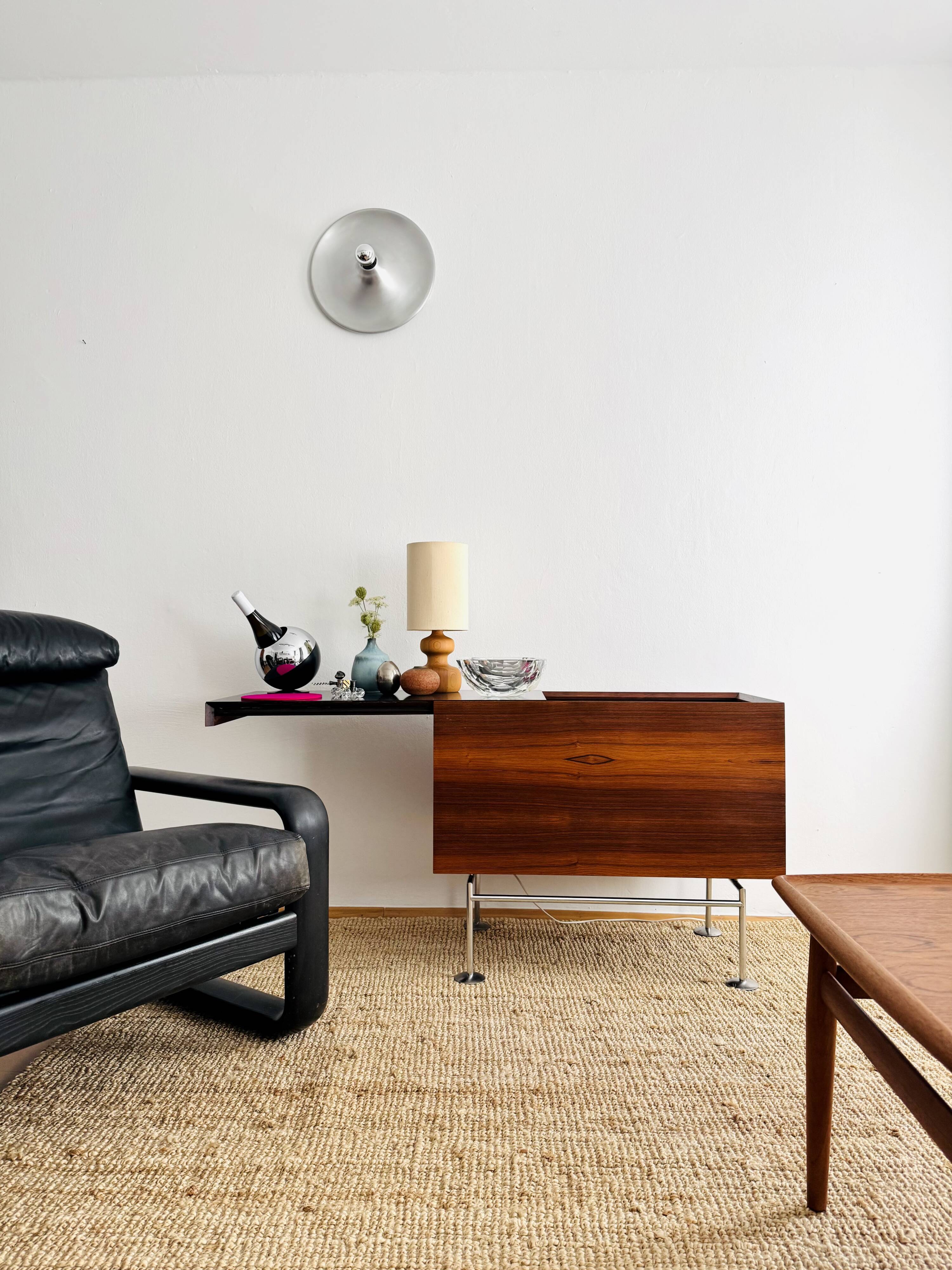 Danish Freestanding Bar Cabinet by Poul Nørreklit