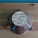 Handcrafted ceramic ashtray from the Basque Country of Béarn, 1970s