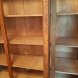 3-door Art Deco Parisian wardrobe and bevelled mirror