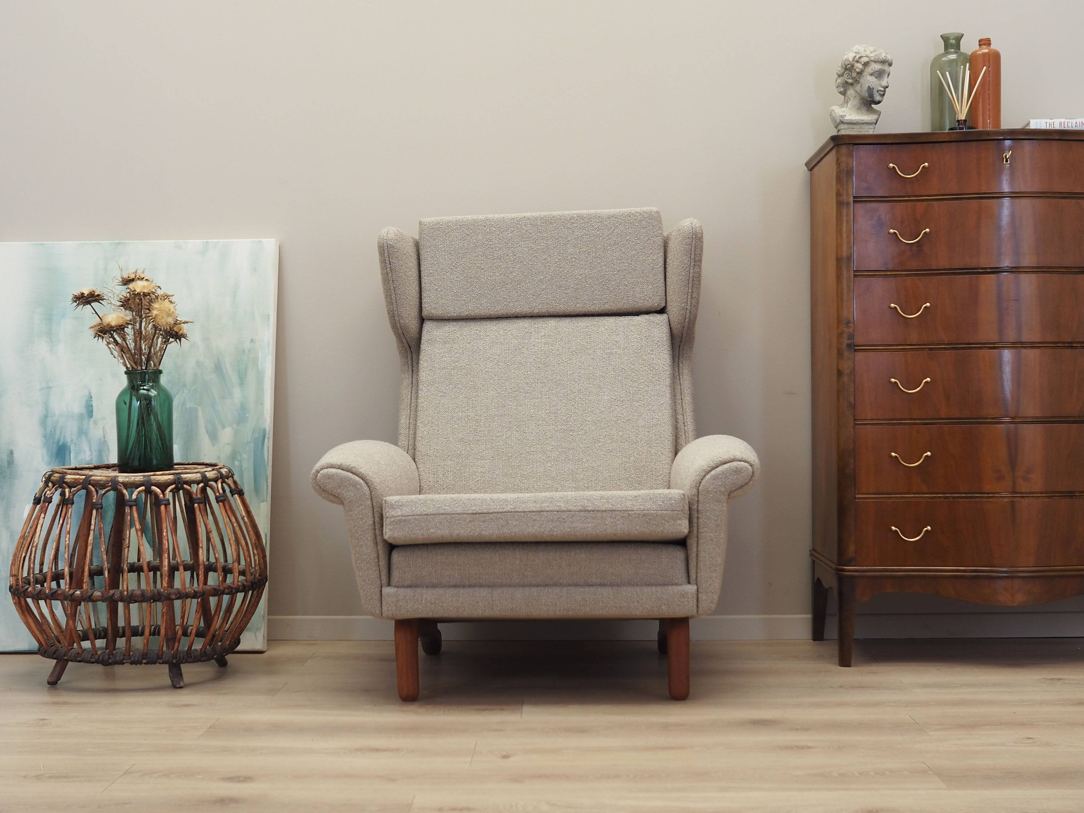 Teak armchair, Danish design, 1960s, designer: Aage Christiansen, productio