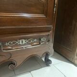 Antique Lorraine Wardrobe, 18th Century, Rustic Oak