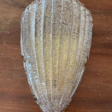 Vintage shell Murano wall lamp