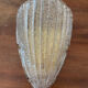 Vintage shell Murano wall lamp