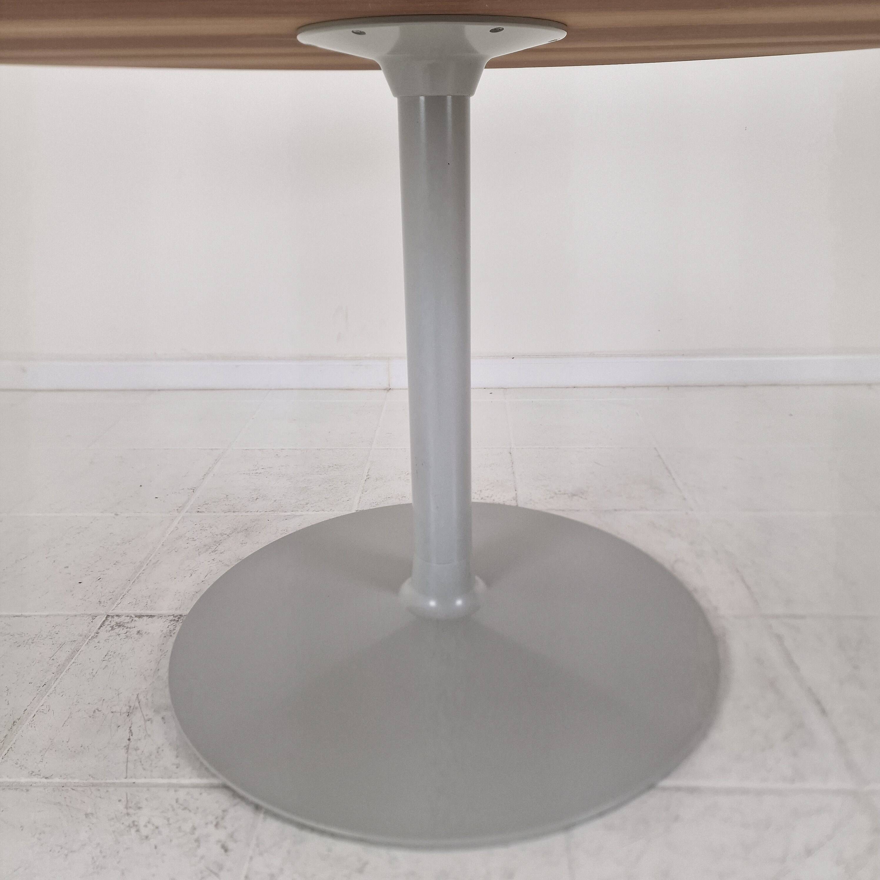 Large Oval Dining Table in Oak by Pierre Paulin for Artifort, 2018